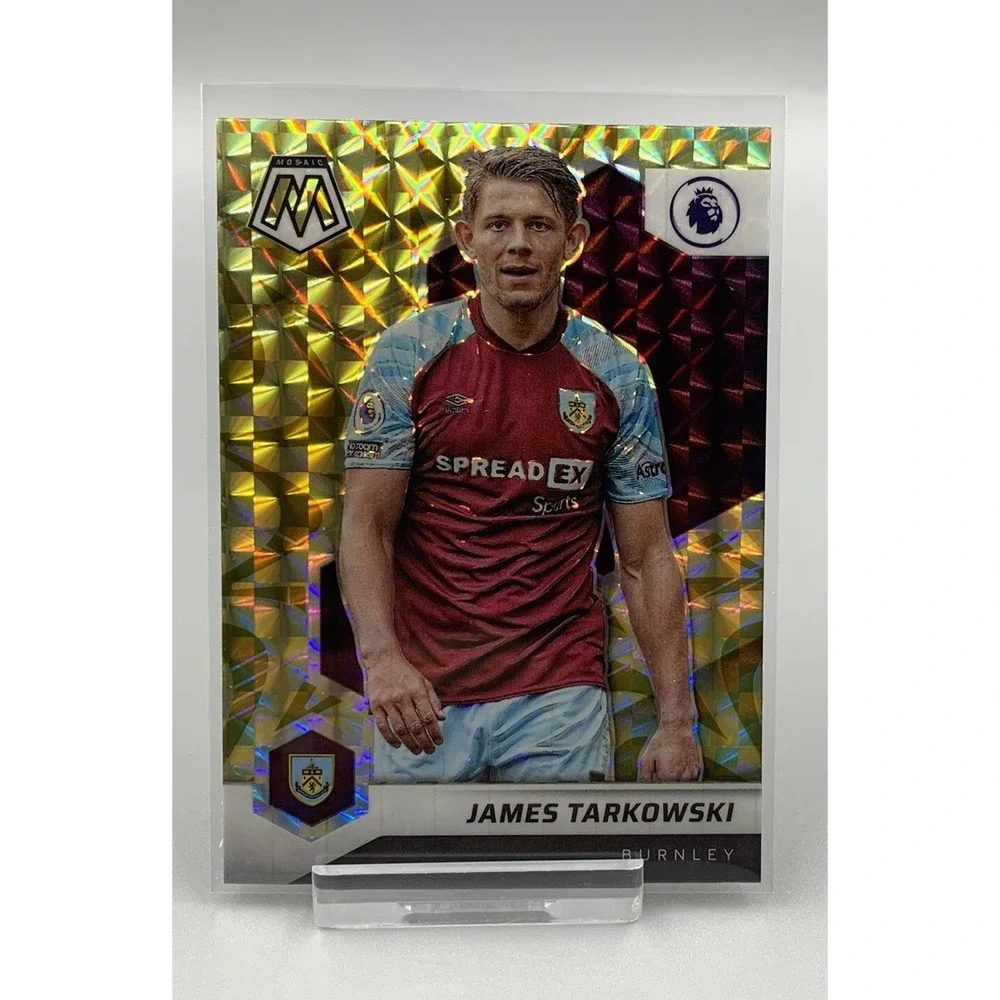 2021-22 PANINI MOSAIC PREMIER‎ LEAGUE JAMES TARKOWSKI REACTIVE GOLD PRIZM #35